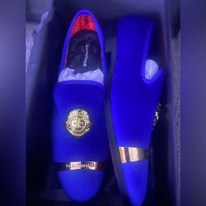 Elanroman velvet loafers men’s size 46-NEW
